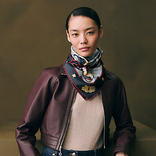カレ ダブルフェイス90 《レ・クレ》 | Hermès - エルメス-公式サイト